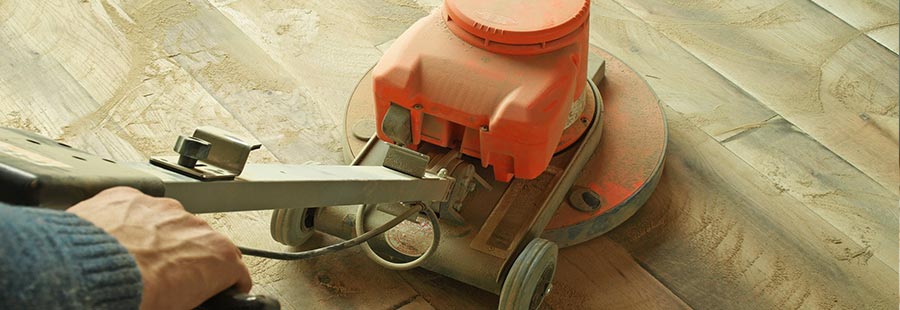 sablage de plancher