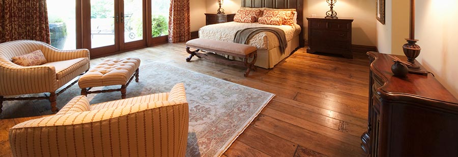 Plancher fini à l`huile